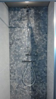 Mozaiek Marmer Ovaal Licht Grey MA-92  30x30 cm